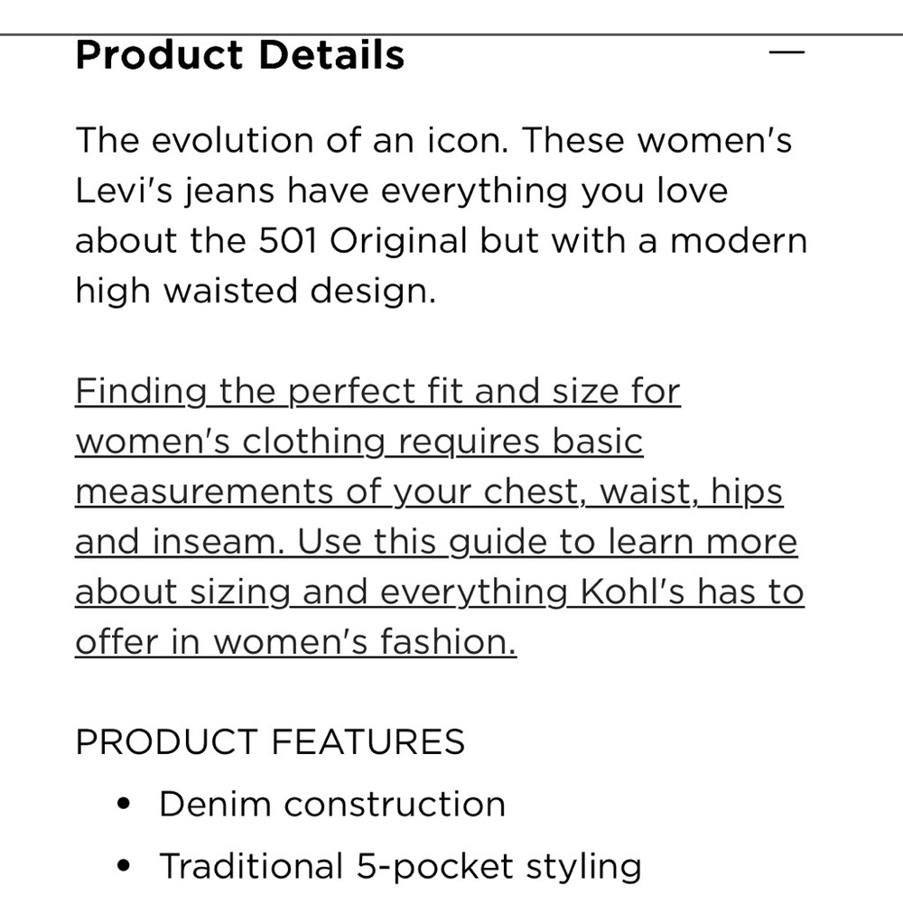 Levi’s 501 Original High Rise Straight Leg 30x30 in Plan To Stay NWT 1 - Picture 5 of 9